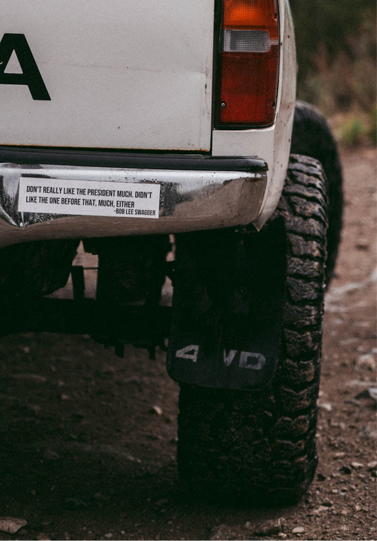 Don’t like the president much bumper sticker